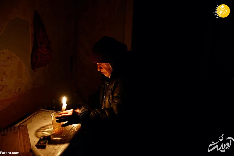 (تصاویر) داستان پیرزن اوکراینی و مرغهایش